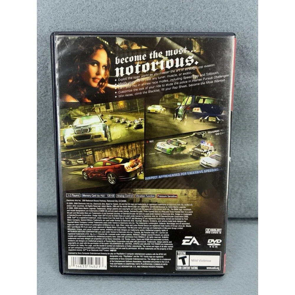 Need for Speed Most Wanted PS2 PlayStation 2 Greatest Hits Tested